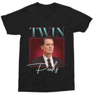Twin Peaks Retro TV Series Mystery Surreal Classic Fan Graphic T-Shirt 186